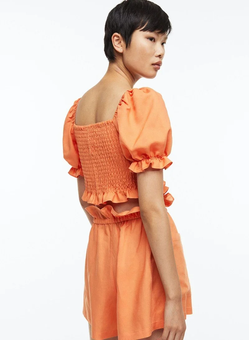 اتش اند ام شورت بخصر مرتفع